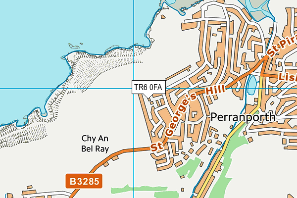 TR6 0FA map - OS VectorMap District (Ordnance Survey) TR6 0FA map - OS VectorMap District (Ordnance Survey)
