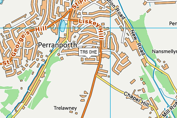 TR6 0HE map - OS VectorMap District (Ordnance Survey) TR6 0HE map - OS VectorMap District (Ordnance Survey)