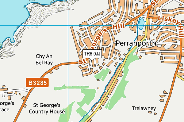 TR6 0JJ map - OS VectorMap District (Ordnance Survey) TR6 0JJ map - OS VectorMap District (Ordnance Survey)