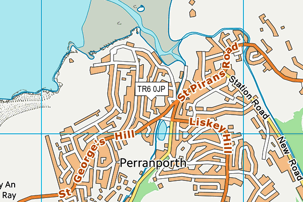 TR6 0JP map - OS VectorMap District (Ordnance Survey) TR6 0JP map - OS VectorMap District (Ordnance Survey)