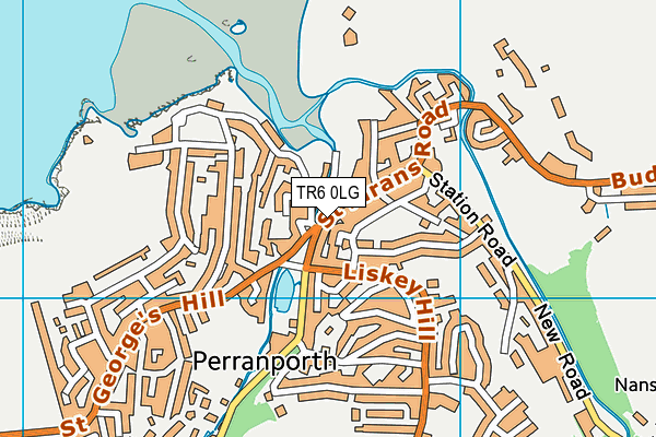 TR6 0LG map - OS VectorMap District (Ordnance Survey) TR6 0LG map - OS VectorMap District (Ordnance Survey)