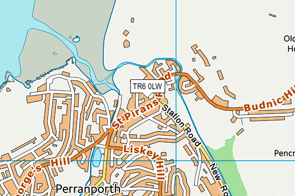 TR6 0LW map - OS VectorMap District (Ordnance Survey) TR6 0LW map - OS VectorMap District (Ordnance Survey)