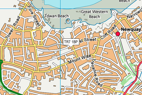 TR7 1BP map - OS VectorMap District (Ordnance Survey) TR7 1BP map - OS VectorMap District (Ordnance Survey)