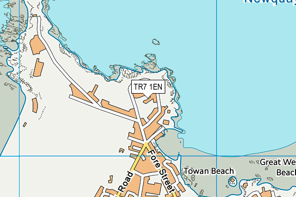 TR7 1EN map - OS VectorMap District (Ordnance Survey) TR7 1EN map - OS VectorMap District (Ordnance Survey)