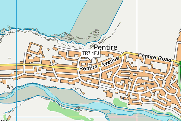 TR7 1FJ map - OS VectorMap District (Ordnance Survey) TR7 1FJ map - OS VectorMap District (Ordnance Survey)