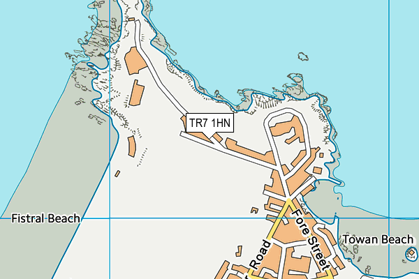 TR7 1HN map - OS VectorMap District (Ordnance Survey) TR7 1HN map - OS VectorMap District (Ordnance Survey)