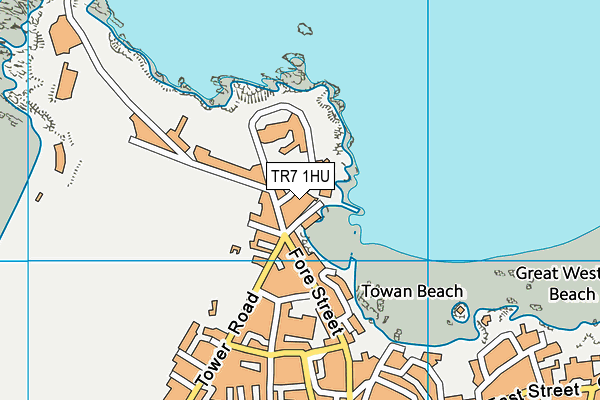 TR7 1HU map - OS VectorMap District (Ordnance Survey) TR7 1HU map - OS VectorMap District (Ordnance Survey)