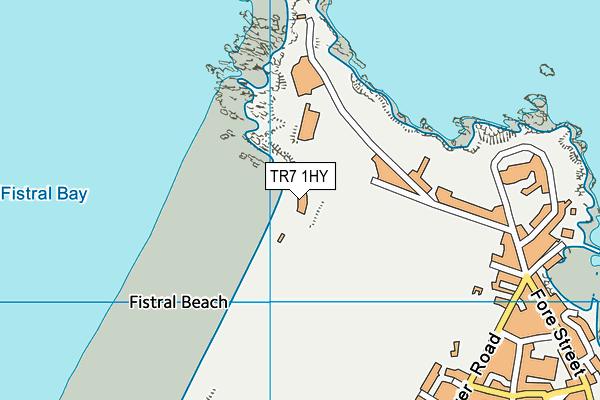 TR7 1HY map - OS VectorMap District (Ordnance Survey) TR7 1HY map - OS VectorMap District (Ordnance Survey)