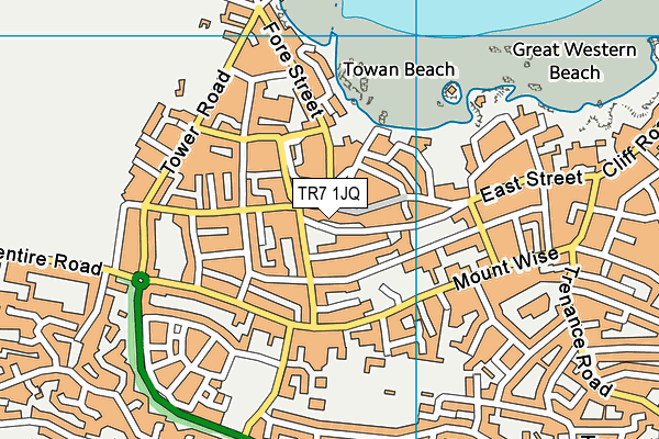 TR7 1JQ map - OS VectorMap District (Ordnance Survey) TR7 1JQ map - OS VectorMap District (Ordnance Survey)