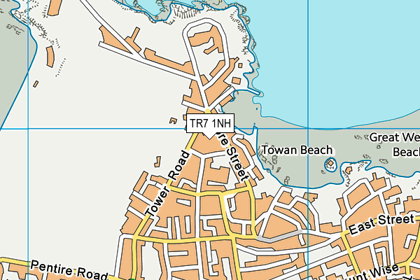 TR7 1NH map - OS VectorMap District (Ordnance Survey) TR7 1NH map - OS VectorMap District (Ordnance Survey)