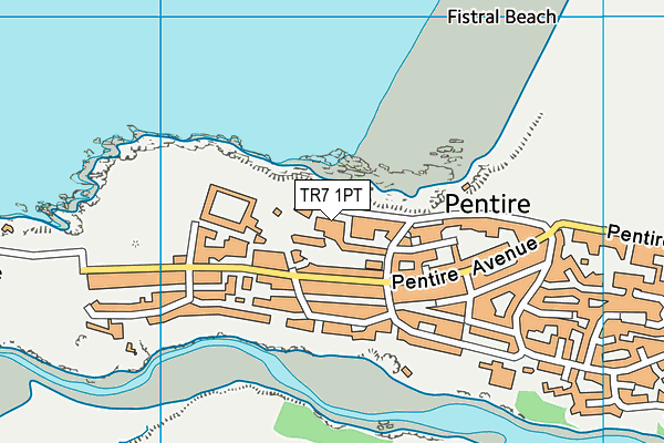 TR7 1PT map - OS VectorMap District (Ordnance Survey) TR7 1PT map - OS VectorMap District (Ordnance Survey)