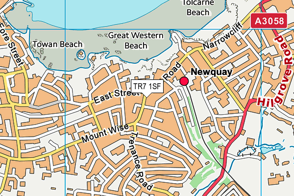 TR7 1SF map - OS VectorMap District (Ordnance Survey) TR7 1SF map - OS VectorMap District (Ordnance Survey)