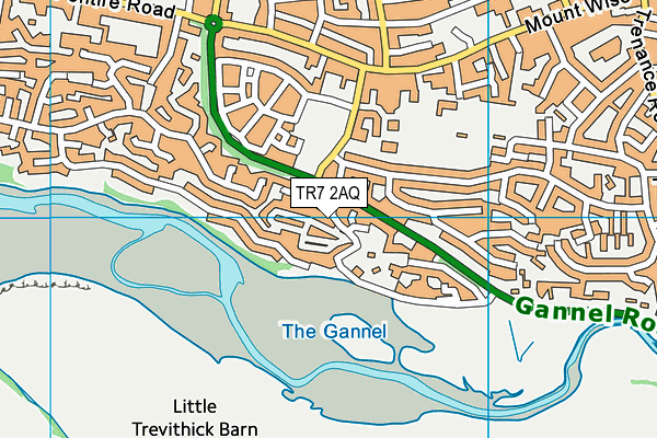 TR7 2AQ map - OS VectorMap District (Ordnance Survey) TR7 2AQ map - OS VectorMap District (Ordnance Survey)