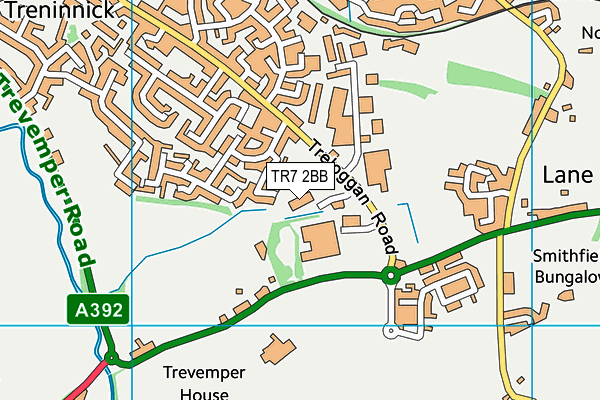 TR7 2BB map - OS VectorMap District (Ordnance Survey) TR7 2BB map - OS VectorMap District (Ordnance Survey)