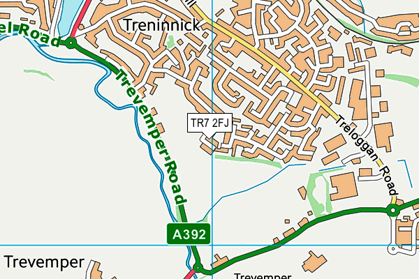 TR7 2FJ map - OS VectorMap District (Ordnance Survey) TR7 2FJ map - OS VectorMap District (Ordnance Survey)