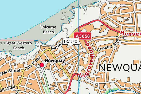 TR7 2FQ map - OS VectorMap District (Ordnance Survey) TR7 2FQ map - OS VectorMap District (Ordnance Survey)