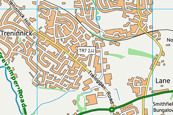 TR7 2JJ map - OS VectorMap District (Ordnance Survey) TR7 2JJ map - OS VectorMap District (Ordnance Survey)