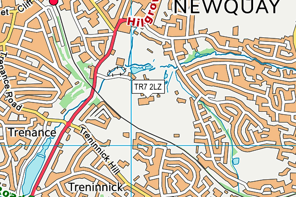 TR7 2LZ map - OS VectorMap District (Ordnance Survey) TR7 2LZ map - OS VectorMap District (Ordnance Survey)