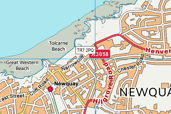 TR7 2PQ map - OS VectorMap District (Ordnance Survey) TR7 2PQ map - OS VectorMap District (Ordnance Survey)