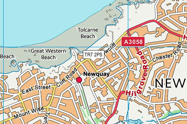 TR7 2PS map - OS VectorMap District (Ordnance Survey) TR7 2PS map - OS VectorMap District (Ordnance Survey)