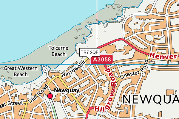 TR7 2QF map - OS VectorMap District (Ordnance Survey) TR7 2QF map - OS VectorMap District (Ordnance Survey)