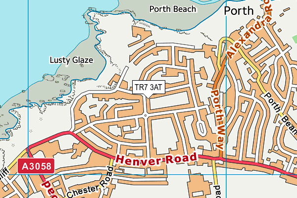 TR7 3AT map - OS VectorMap District (Ordnance Survey) TR7 3AT map - OS VectorMap District (Ordnance Survey)