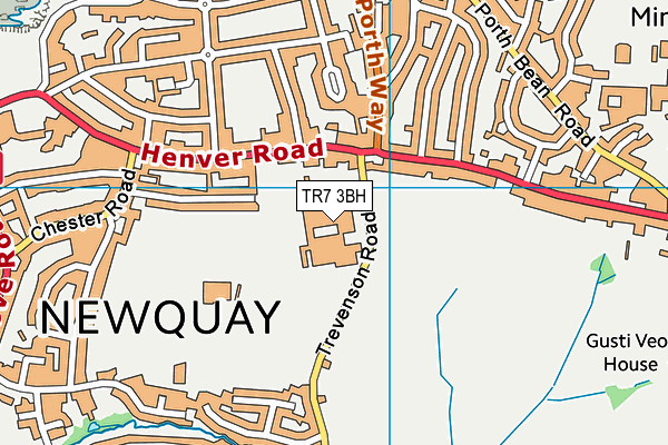 TR7 3BH map - OS VectorMap District (Ordnance Survey) TR7 3BH map - OS VectorMap District (Ordnance Survey)