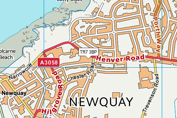 TR7 3BP map - OS VectorMap District (Ordnance Survey) TR7 3BP map - OS VectorMap District (Ordnance Survey)