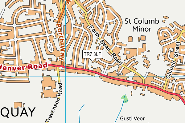 TR7 3LF map - OS VectorMap District (Ordnance Survey) TR7 3LF map - OS VectorMap District (Ordnance Survey)