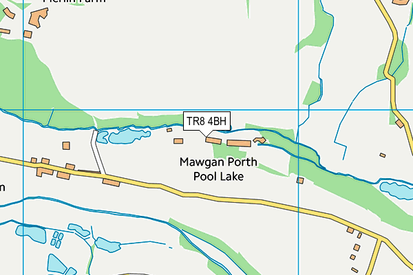 TR8 4BH map - OS VectorMap District (Ordnance Survey) TR8 4BH map - OS VectorMap District (Ordnance Survey)