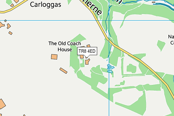 TR8 4ED map - OS VectorMap District (Ordnance Survey) TR8 4ED map - OS VectorMap District (Ordnance Survey)