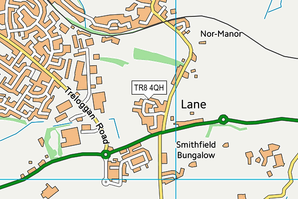 TR8 4QH map - OS VectorMap District (Ordnance Survey) TR8 4QH map - OS VectorMap District (Ordnance Survey)