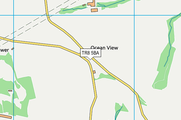 TR8 5BA map - OS VectorMap District (Ordnance Survey) TR8 5BA map - OS VectorMap District (Ordnance Survey)