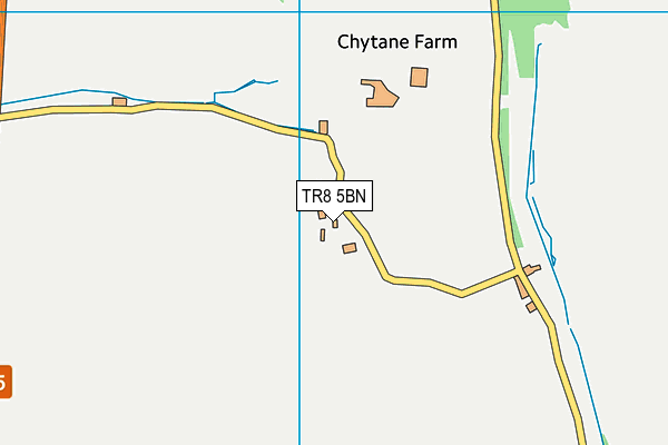 TR8 5BN map - OS VectorMap District (Ordnance Survey) TR8 5BN map - OS VectorMap District (Ordnance Survey)