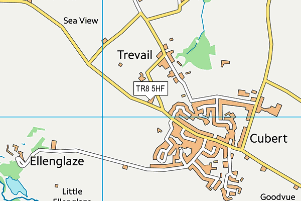 TR8 5HF map - OS VectorMap District (Ordnance Survey) TR8 5HF map - OS VectorMap District (Ordnance Survey)