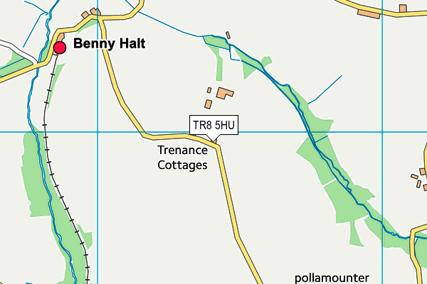 TR8 5HU map - OS VectorMap District (Ordnance Survey) TR8 5HU map - OS VectorMap District (Ordnance Survey)