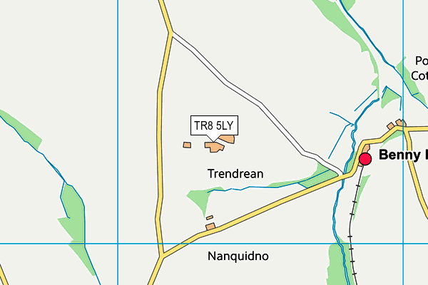 TR8 5LY map - OS VectorMap District (Ordnance Survey) TR8 5LY map - OS VectorMap District (Ordnance Survey)