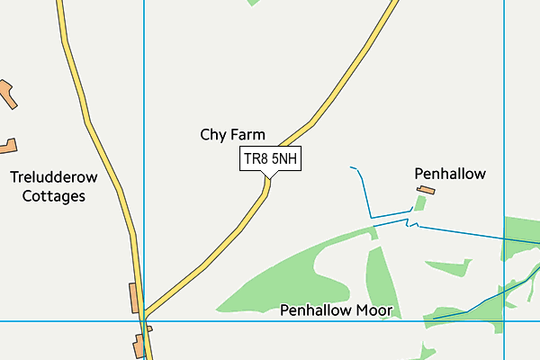 TR8 5NH map - OS VectorMap District (Ordnance Survey) TR8 5NH map - OS VectorMap District (Ordnance Survey)