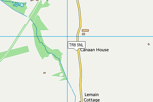 TR8 5NL map - OS VectorMap District (Ordnance Survey) TR8 5NL map - OS VectorMap District (Ordnance Survey)