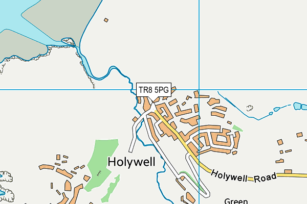 TR8 5PG map - OS VectorMap District (Ordnance Survey) TR8 5PG map - OS VectorMap District (Ordnance Survey)