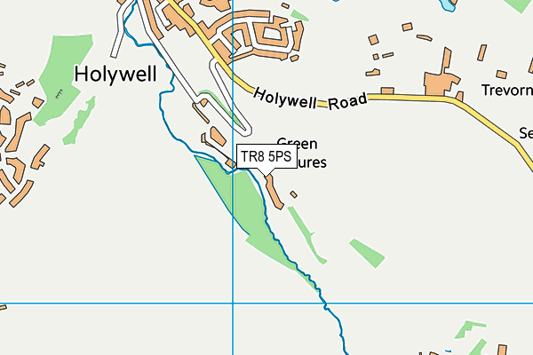 TR8 5PS map - OS VectorMap District (Ordnance Survey) TR8 5PS map - OS VectorMap District (Ordnance Survey)