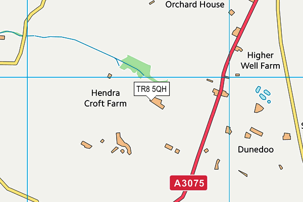 TR8 5QH map - OS VectorMap District (Ordnance Survey) TR8 5QH map - OS VectorMap District (Ordnance Survey)