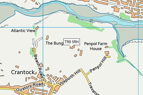 TR8 5RH map - OS VectorMap District (Ordnance Survey) TR8 5RH map - OS VectorMap District (Ordnance Survey)