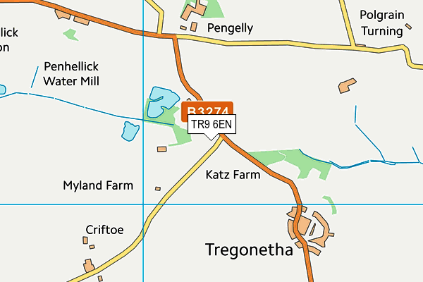 TR9 6EN map - OS VectorMap District (Ordnance Survey) TR9 6EN map - OS VectorMap District (Ordnance Survey)