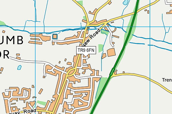TR9 6FN map - OS VectorMap District (Ordnance Survey) TR9 6FN map - OS VectorMap District (Ordnance Survey)