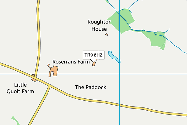 TR9 6HZ map - OS VectorMap District (Ordnance Survey) TR9 6HZ map - OS VectorMap District (Ordnance Survey)