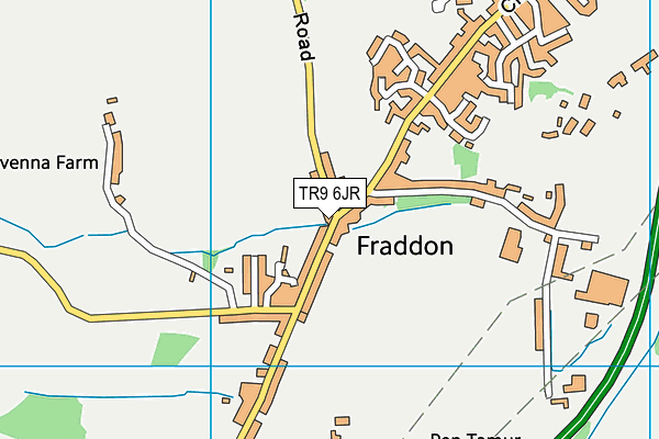 TR9 6JR map - OS VectorMap District (Ordnance Survey) TR9 6JR map - OS VectorMap District (Ordnance Survey)