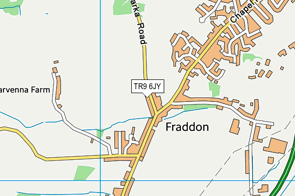 TR9 6JY map - OS VectorMap District (Ordnance Survey) TR9 6JY map - OS VectorMap District (Ordnance Survey)