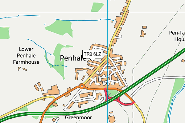 TR9 6LZ map - OS VectorMap District (Ordnance Survey) TR9 6LZ map - OS VectorMap District (Ordnance Survey)