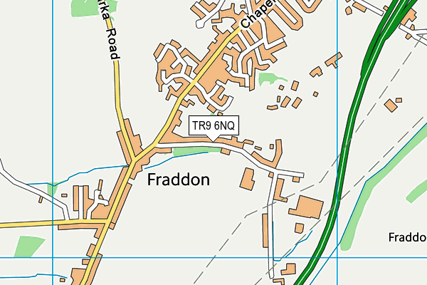 TR9 6NQ map - OS VectorMap District (Ordnance Survey) TR9 6NQ map - OS VectorMap District (Ordnance Survey)